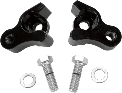Burly Black -1" Rear Shock Lowering Kit 2009-16 Harley Touring Bagger FLTR FLHR