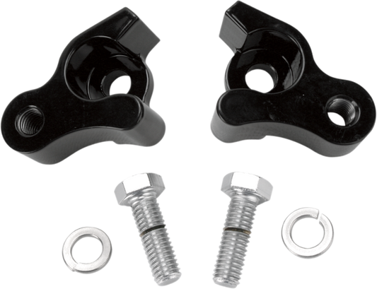 Burly Black -1" Rear Shock Lowering Kit 2009-16 Harley Touring Bagger FLTR FLHR