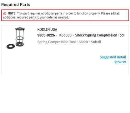 Kodlin USA Black Rear Shock Lift fits 2018-2024 Harley Softail Heritage Fat Bob
