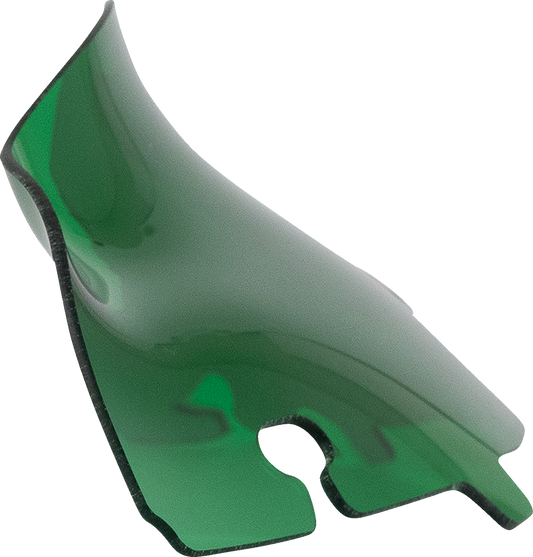 Klock Werks Kolor Flare 4" Green Windshield fits 2014-2023 Harley Touring FLHX
