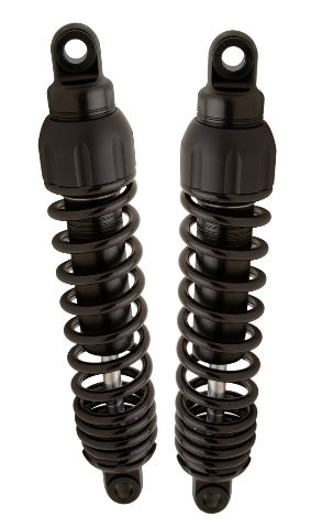 Progressive 444 Black 12" Standard Rear Shocks for 91-17 Harley Dyna FXDB FXDC
