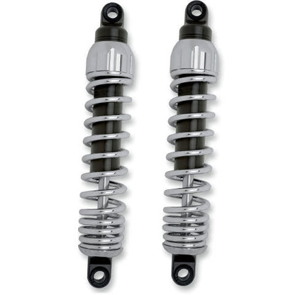 Progressive 444 Chrome 13" Standard Rear Shocks 1991-2017 Harley Dyna FXDC FXDB