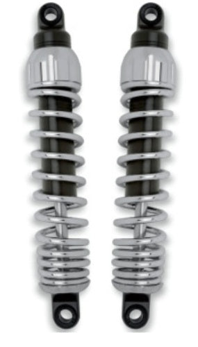 Progressive 444 series Chrome Rear 12" Shocks for 2006-2024 Harley Glide FLTRK