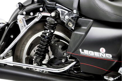 Legend Revo Black 13" Standard Rear Shocks 1999-2024 Harley Touring FLHT FLHX