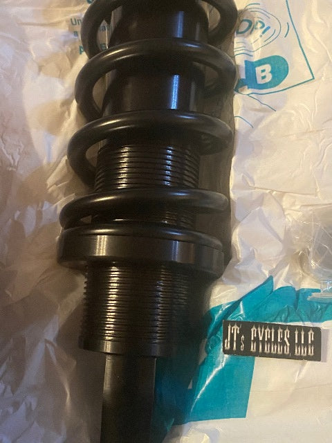 Legend Black Revo Heavy Duty 12" Rear Shocks 1999-2024 Harley Touring FLHX FLHT