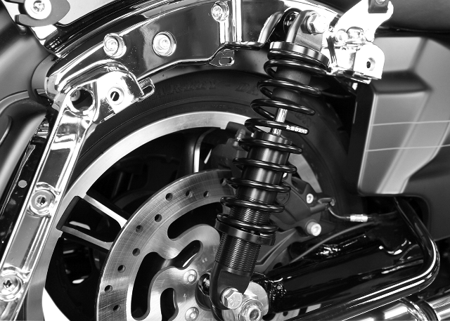 Legend Black Revo Heavy Duty 12" Rear Shocks 1999-2024 Harley Touring FLHX FLHT