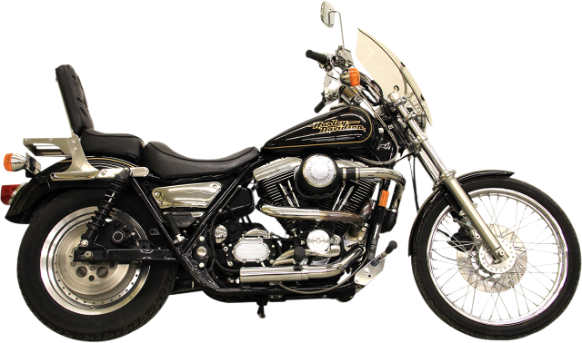 Legend Black Standard 13" Pair Revo Adjustable Shocks 1984-2000 Harley FXR FXRC