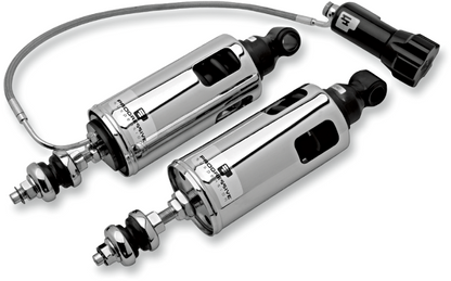 Progressive 422 Series Chrome Rear Shocks For 00-17 Harley Softail FXS FLSTN