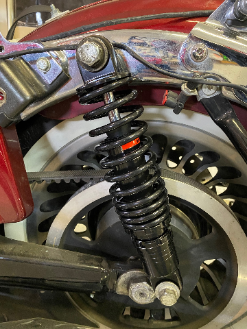 Drag Specialties 12" Standard Rear Shocks for 1991-2017 Harley Dyna Super Glide