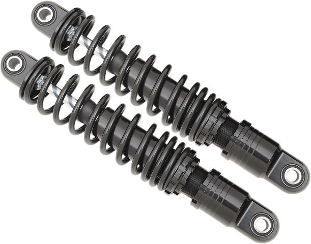 Drag Specialties Black Rear 11" Premium Shocks 1984-2023 Harley Touring FLHR