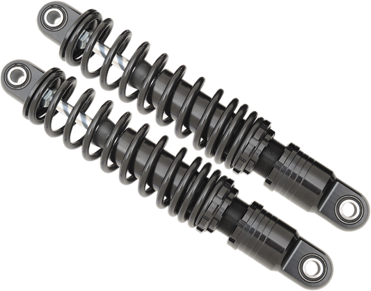 Drag Specialties Black Rear 11" Premium Shocks 1984-2023 Harley Touring FLHR