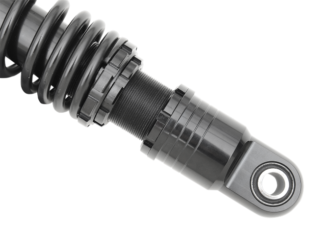 Drag Specialties Black 12" Rear Premium Shocks 1984-2023 Harley Touring FLHX