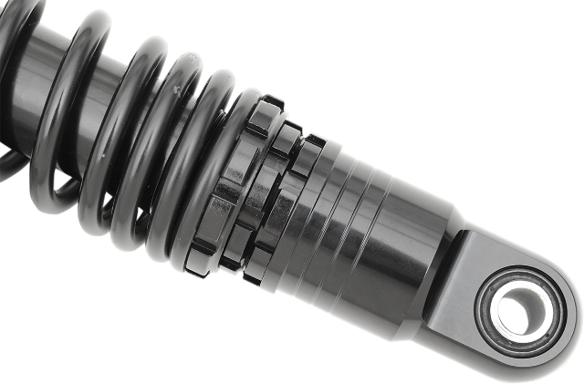 Drag Specialties Black 13" Rear Premium Shocks for 1984-23 Harley Touring Models