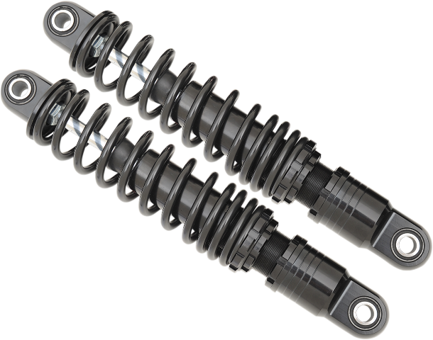 Drag Specialties Black 13" Rear Premium Shocks for 1984-23 Harley Touring Models