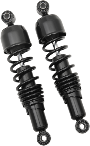 Drag Specialties Black Standard 13" Rear Shocks fits 2004-2022 Harley Sportster