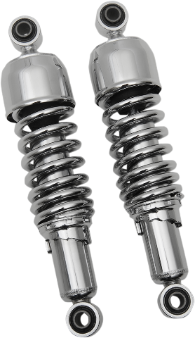 Drag Specialties Chrome 13" Standard Rear Shocks 1984-2023 Harley Touring Models
