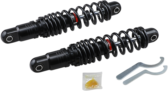 Drag Specialties Black 13" Heavy Duty Premium Shocks for 1984-23 Harley Touring