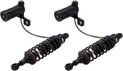 Progressive Black 990 Series 12" Rear Shocks for 1994-25 Harley Touring CVO FLHX