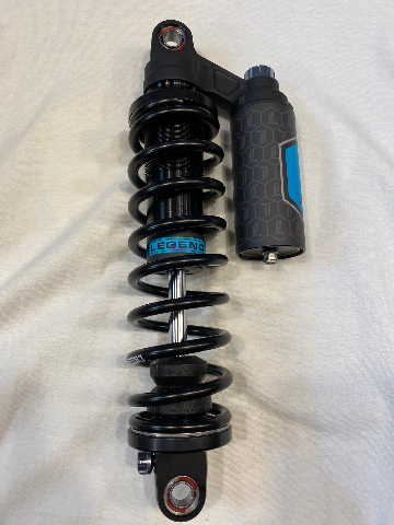 Legend Black Revo ARC 13" Heavy Duty Piggyback Shocks 1984-2000 Harley FXRS FXR
