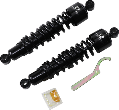Progressive 412 Black 13" Standard Rear Shocks fits 1991-17 Harley Dyna Models