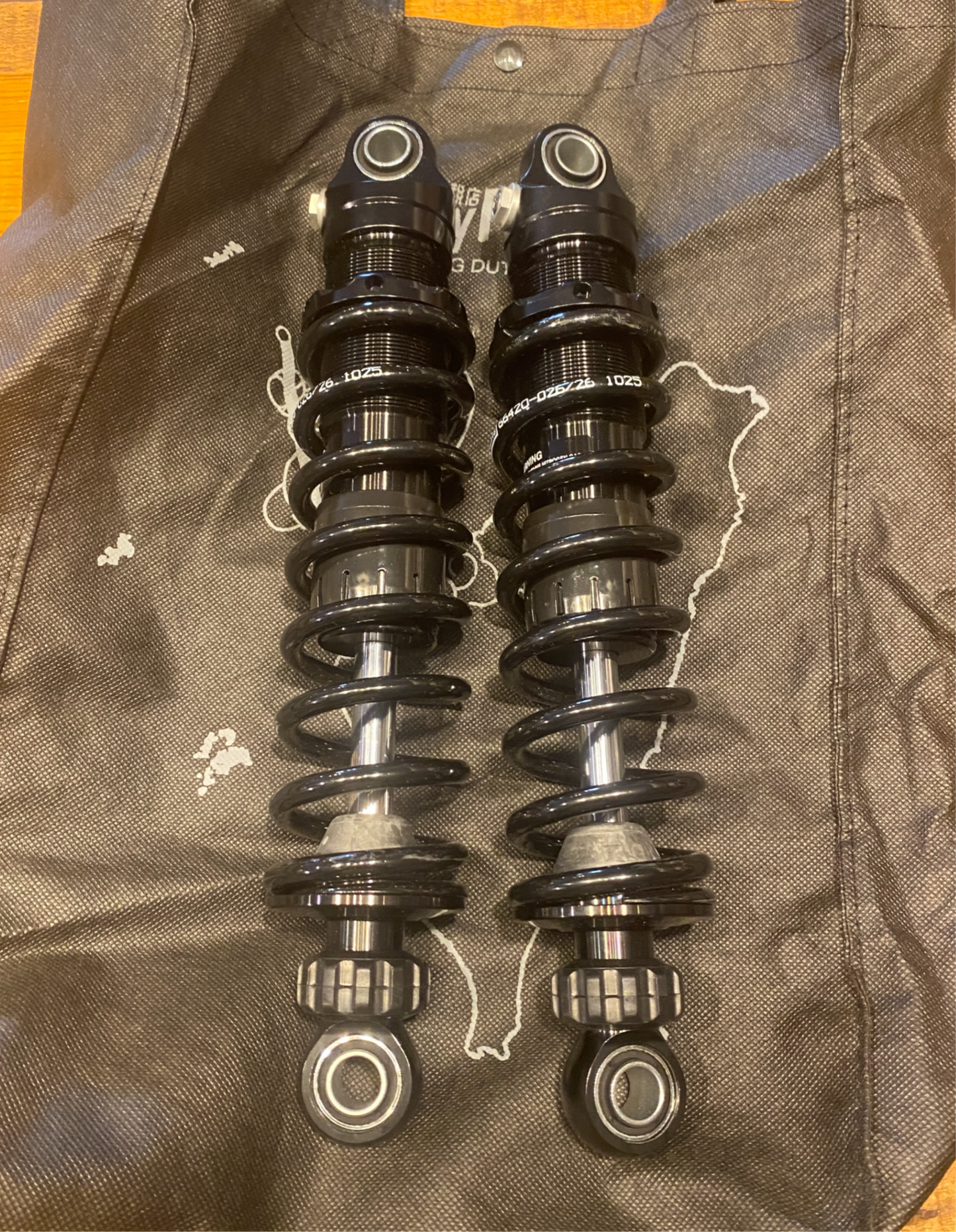 Ohlins HD 776 Twin 12" STX36 Blackline Rear Shocks fits 1990-2024 Harley Touring