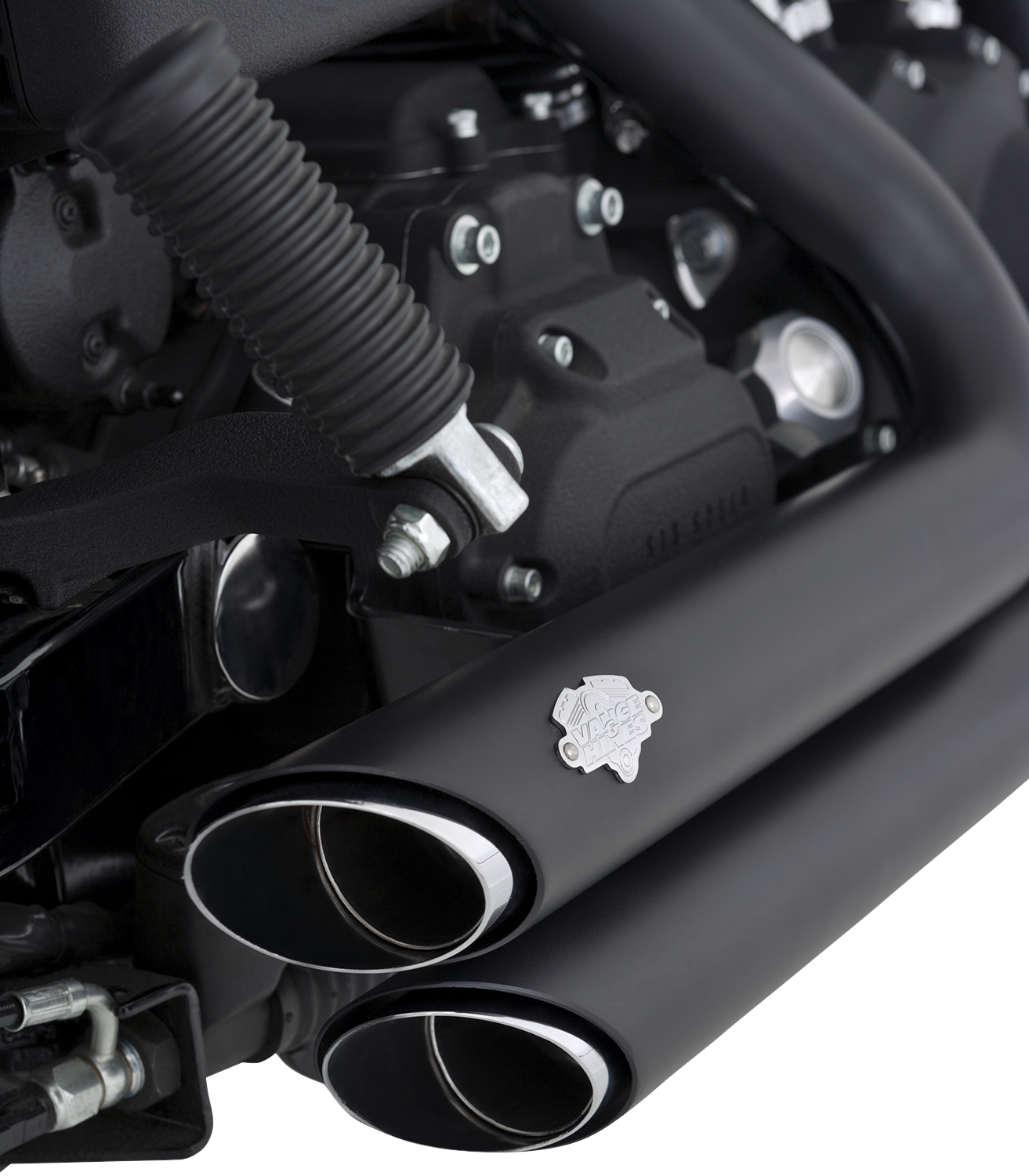 Vance & Hines Shortshots Staggered Exhaust System 2006-2011 Harley Dyna 47317