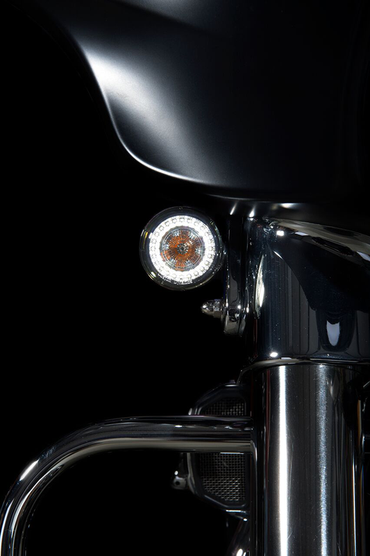 Custom Dynamics Probeam Amber White 1157 LED Smoke Lens Front Turn Signals