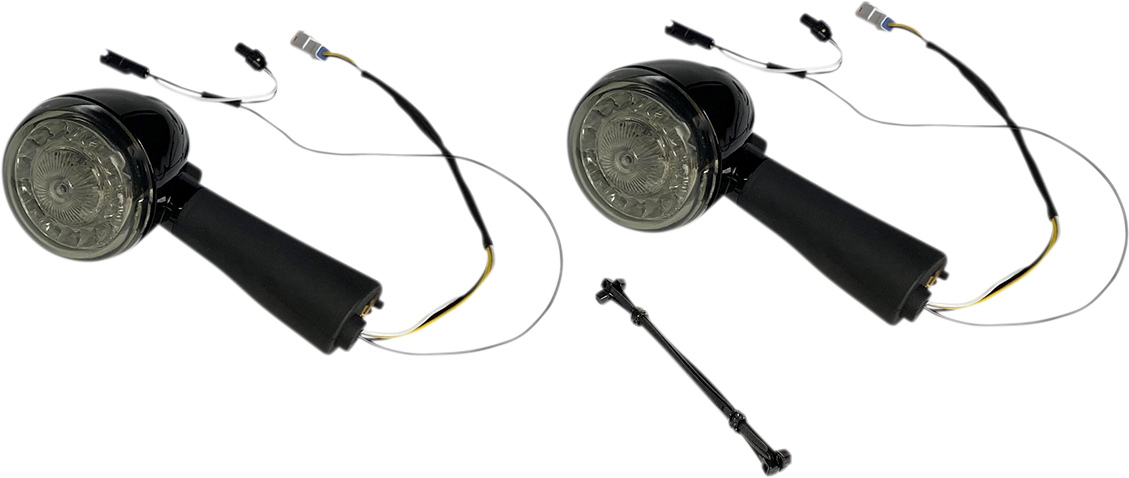 Custom Dynamics Black Rear Turn Signal Assembly 2015-2023 Indian Scout Sixty