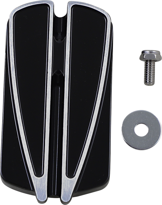 Covingtons Ripper Black Brake Pedal 1980-2023 Harley Softail Touring FLHX