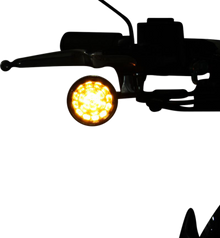 Custom Dynamics 1157 Amber LED Bullet Turn Signal Inserts for Harley Davidson