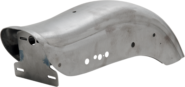 Drag Specialties Raw Steel Rear Fatbob Fender fits 1994-2003 Harley Sportster