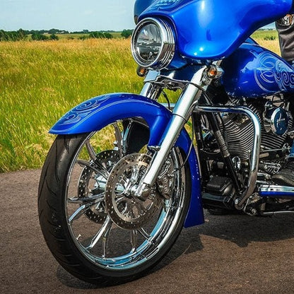 Klock Werks Slicer 23" Front Motorcycle Fender 1984-2013 Harley Touring Models