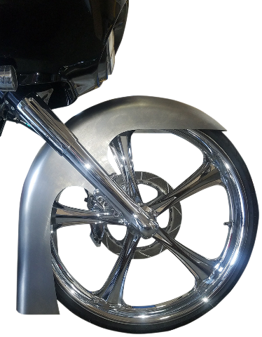 Russ Wernimont 26" Front Steel Wheel Fender 2014-2021 Harley Touring Bagger FLHX