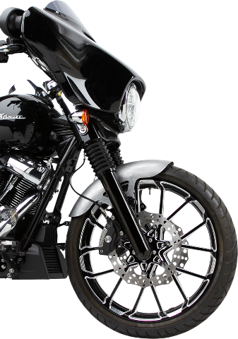 Arlen Ness 21" Pro Short Front Fender for 2014-24 Harley Touring FLHR FLHX FLRT
