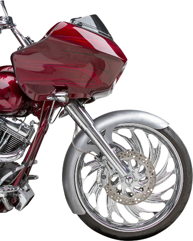 Arlen Ness Rapper 21" Wheel Front Fender 2014-2024 Harley Touring FLHR FLHX FLRT