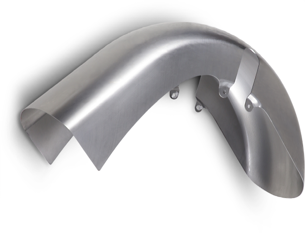 Russ Wernimont 8" Front Fender for 18" 180-200mm Wheel 2014-2021 Harley Touring