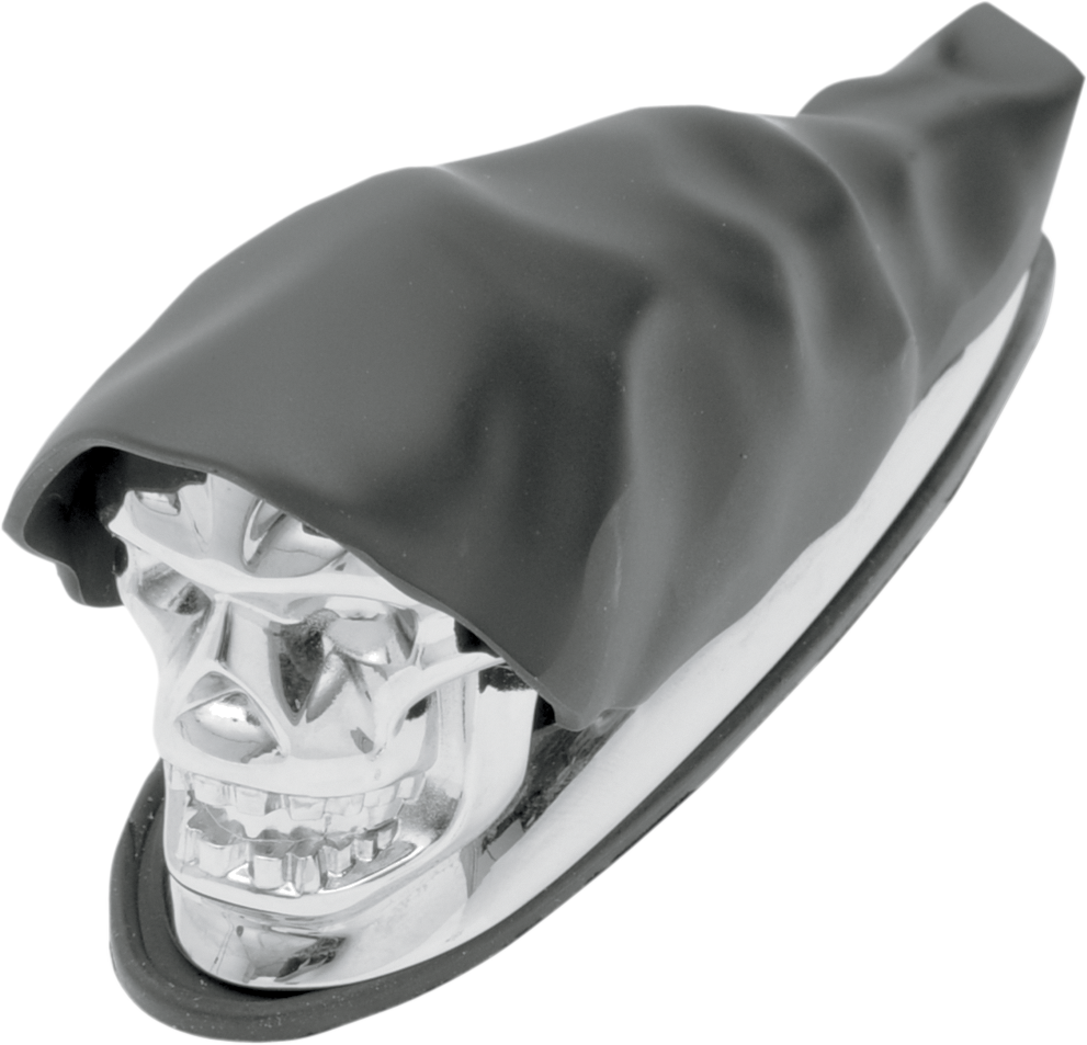Drag Specialties Shrouded Skull Grim Reaper Fender Ornament fits Harley Davidson
