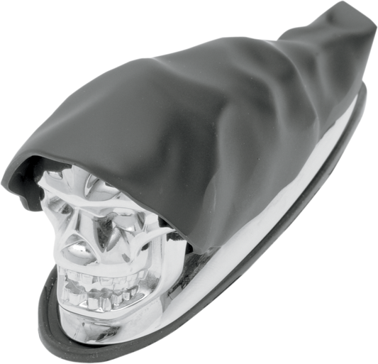 Drag Specialties Shrouded Skull Grim Reaper Fender Ornament fits Harley Davidson