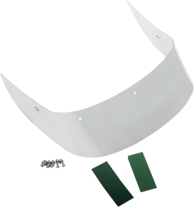 Drag Specialties Rear Fender Chrome Skirt Tip for 2007-2017 Harley Fat Boy