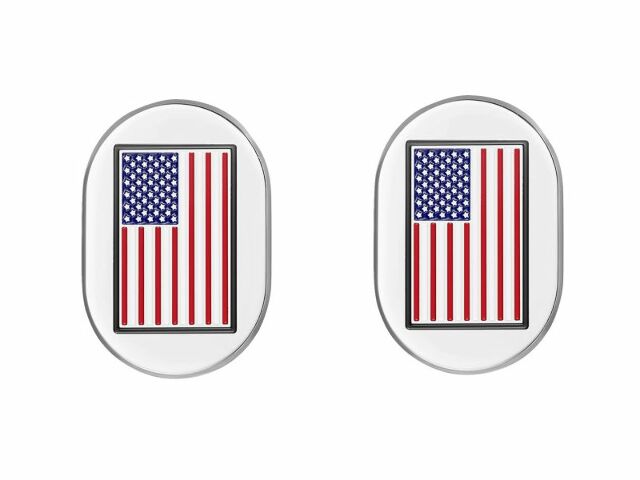 Figurati American Flag Left Right Antenna Insert 2009-2023 Harley Touring FLHX
