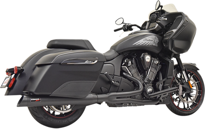 Bassani Road Rage 2-1 Black Motorcycle Exhaust 2020 Indian Challenger Limited