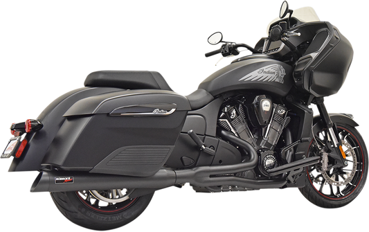 Bassani Road Rage 2-1 Black Motorcycle Exhaust 2020 Indian Challenger Limited