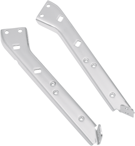 Drag Specialties Chrome Left Saddlebag Support Brackets for 83-07 Harley Touring