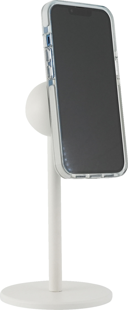 Klock Werks iOstand 7.75" White Universal Magnetic Tablet Phone Mount Stand