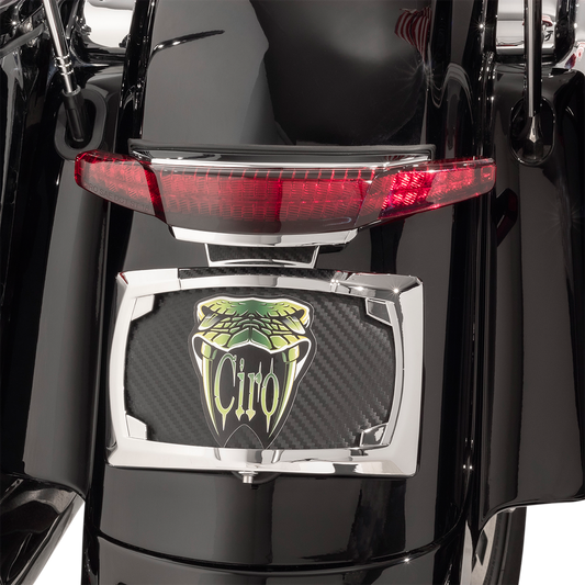 Ciro Latitude Tail Light & License Plate Mount for 2014-2023 Harley Touring FLTR