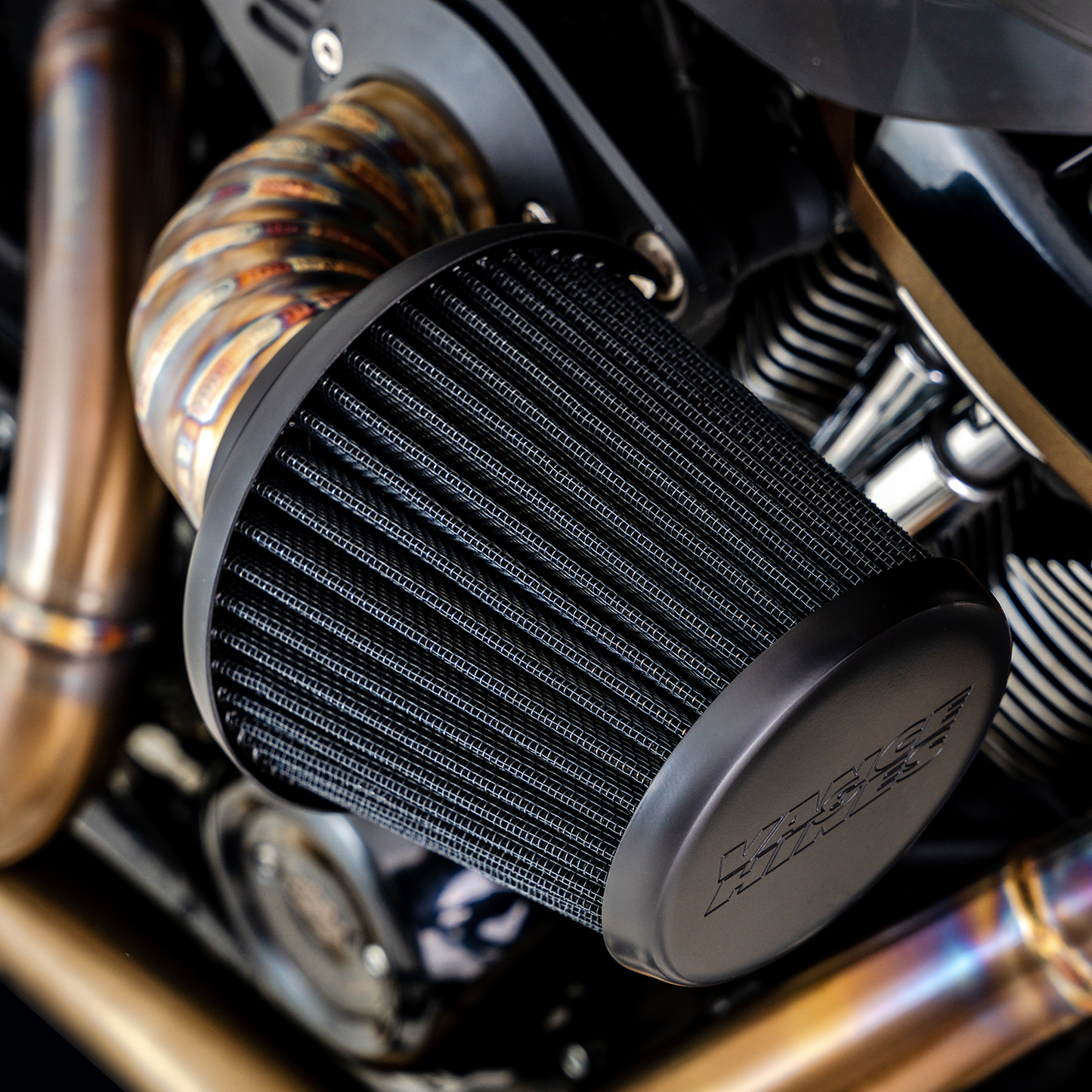 Vance & Hines VO2 Falcon Air Intake fits 2017-2023 Harley Touring Softail M8