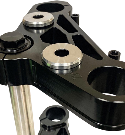 Pro One Silver Handlebar Riser Bushing Kit 1973-2017 Harley Dyna Softail Touring