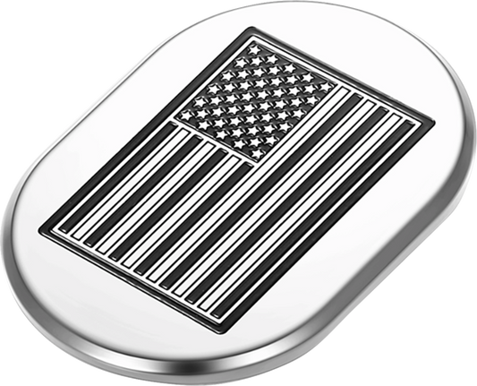 Figurati Contrast Cut American Flag Left Antenna Insert 2009-2023 Harley Touring