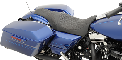 Drag Specialties Caballero Diamond Seat fits 2008-2024 Harley Touring FLHTPI