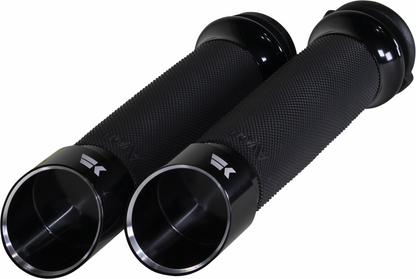 Khrome Werks Edge Contour TBW Hand Grips fits 2008-2025 Harley Touring Softail